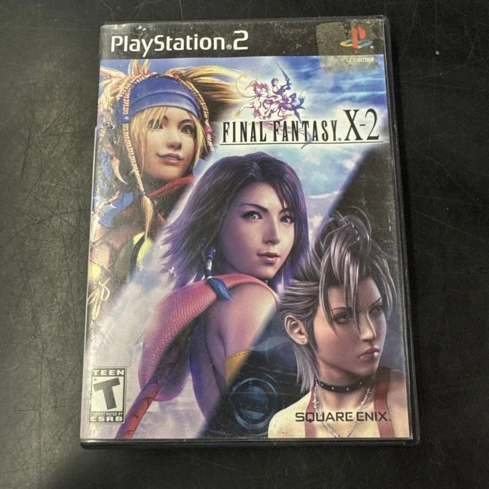 Final Fantasy X-2 (Sony PlayStation 2 PS2) Black Label CIB - Tested